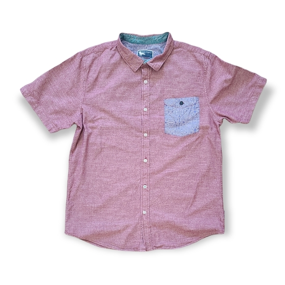 Modern Amusement Mens Button Up Shirt - Picture 1 of 4